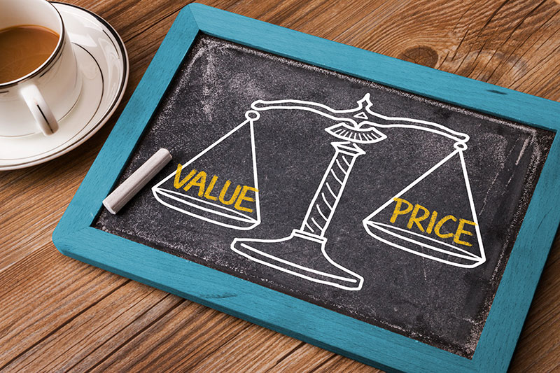value versus price